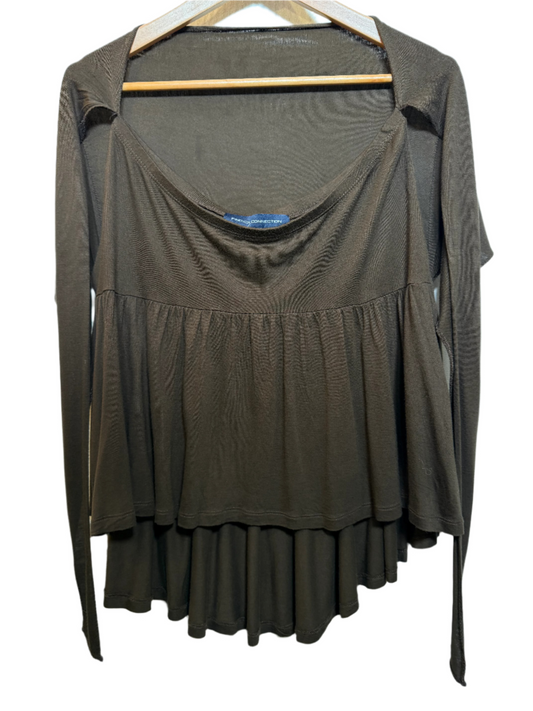 French Connection Women's Brown Top (Size M)