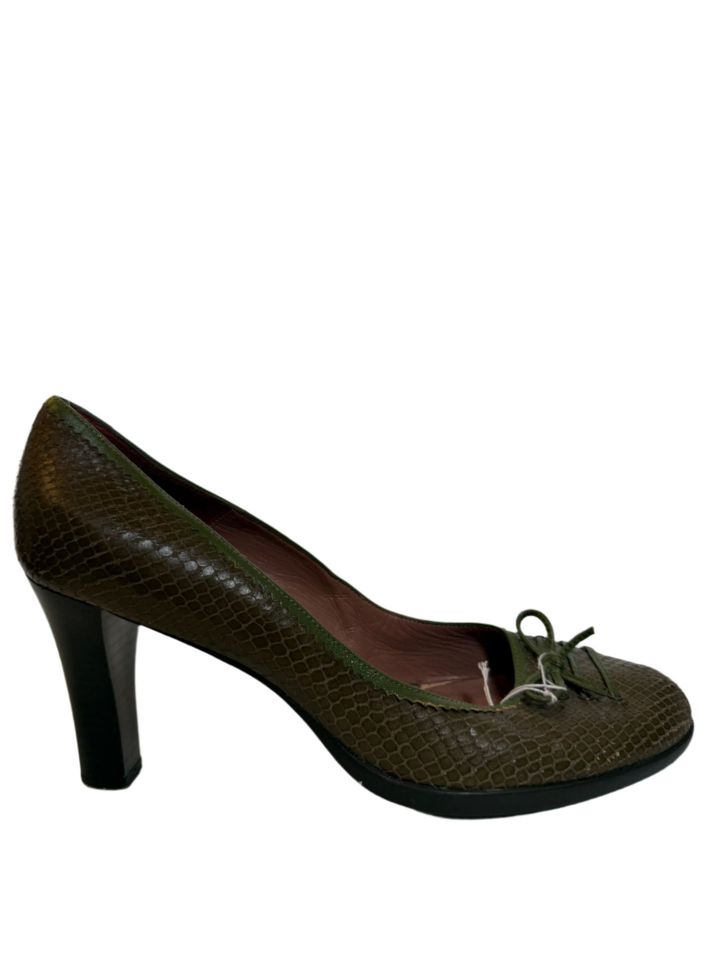 Unisa Snakeskin Pointed Heels (Size 8)