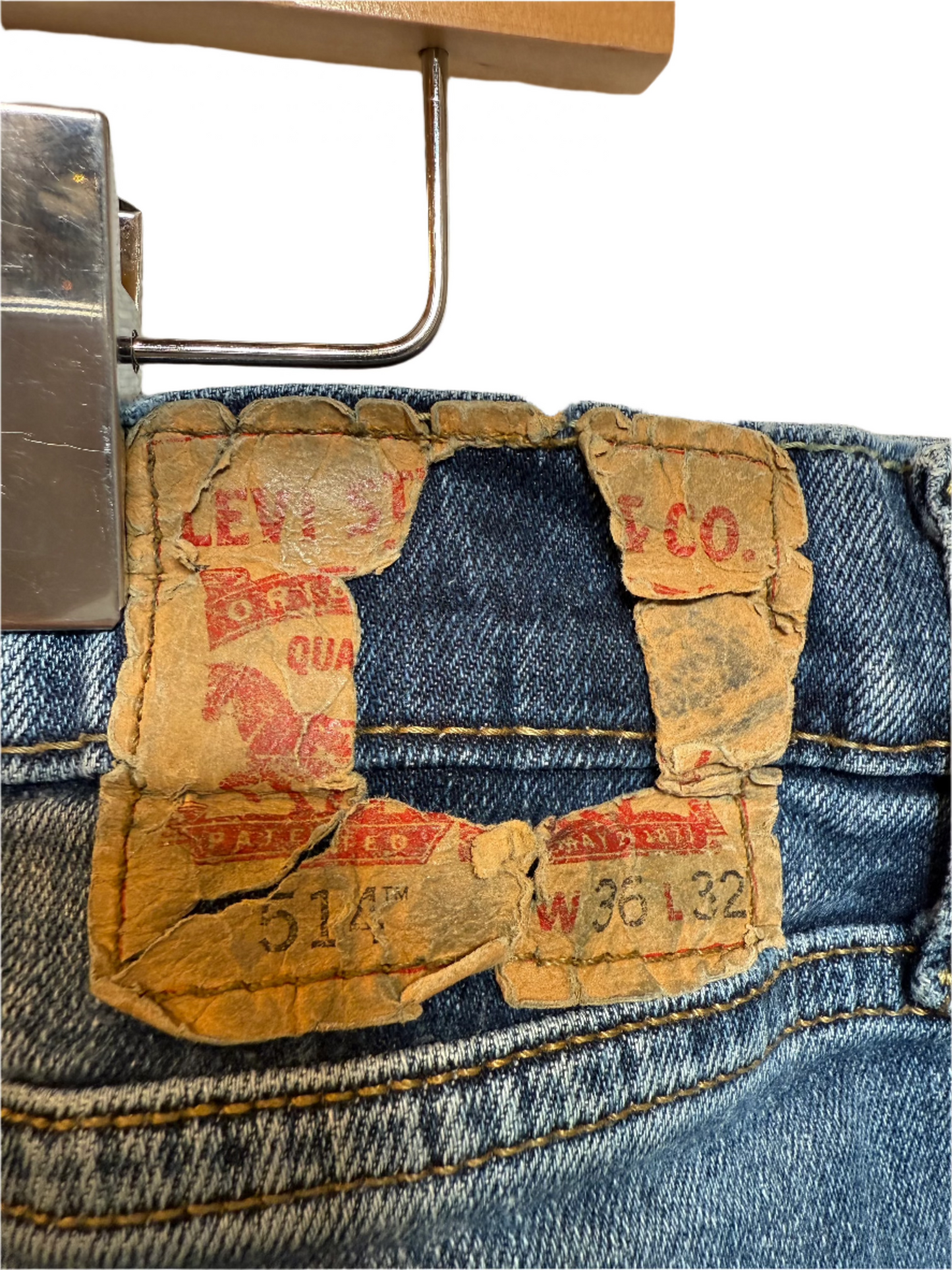 Levi 514 Blue Jeans (36x32)