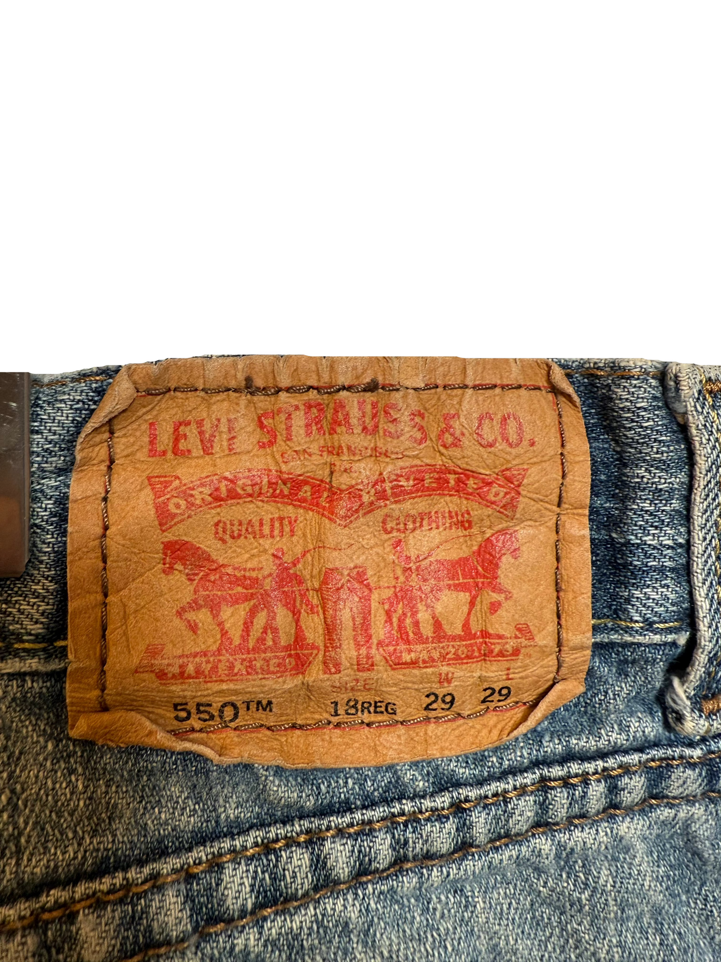 Levi 550 Blue Jeans (29x29)