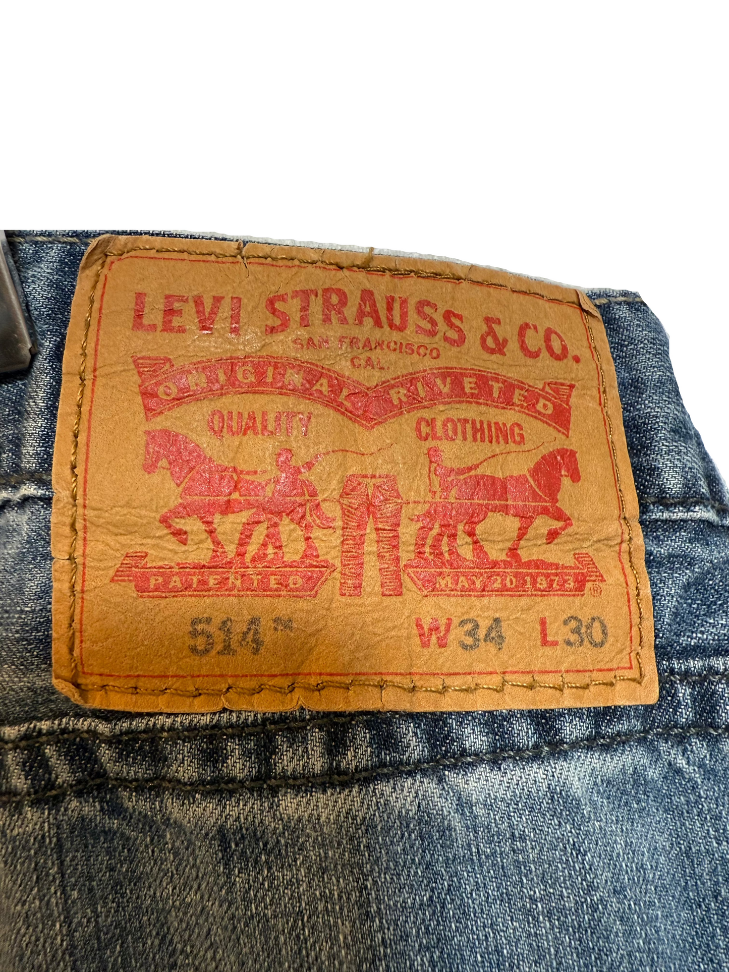 Levi 514 Blue Jeans (34x30)