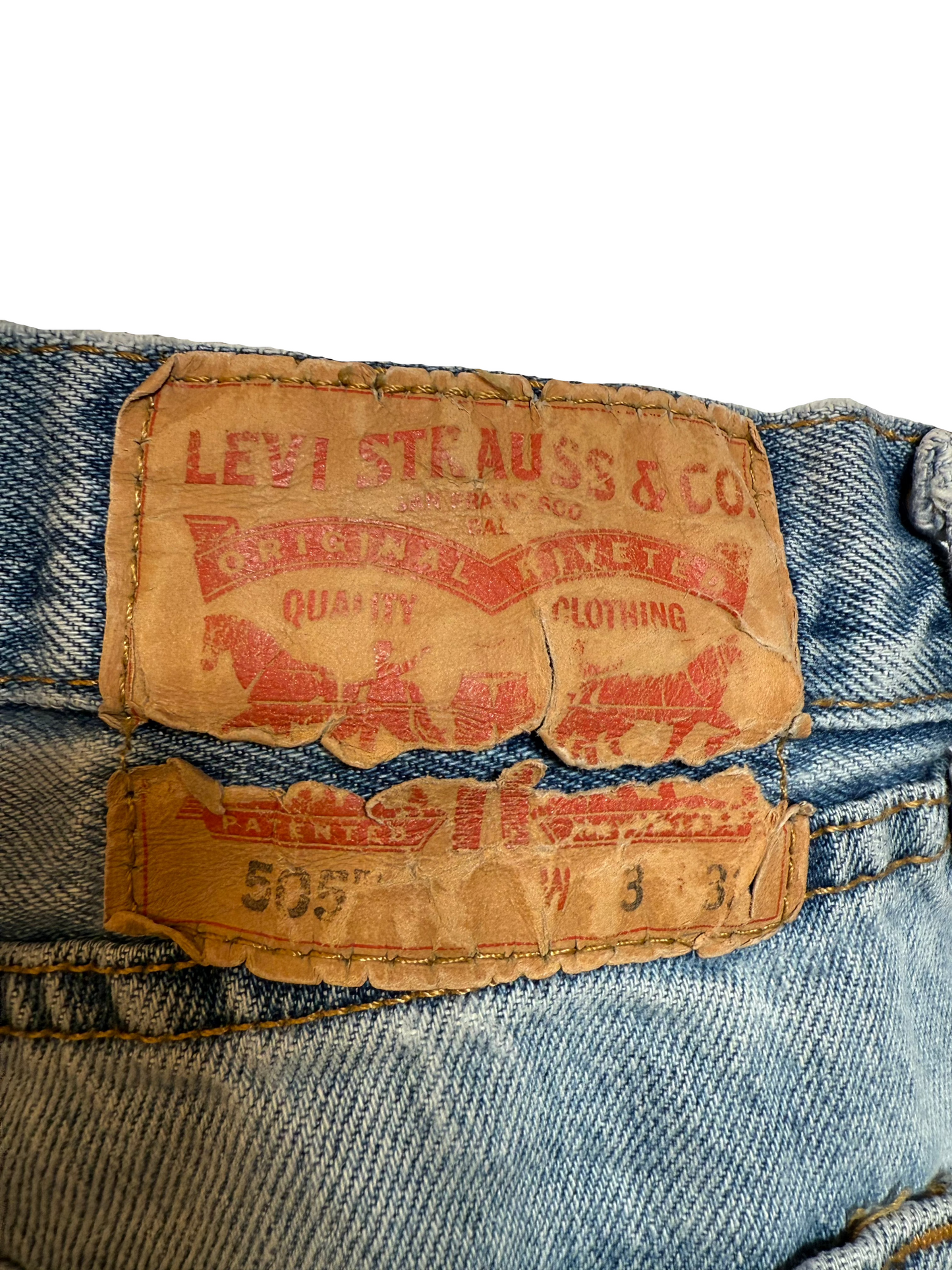 Levi 505 Blue Jeans (33x32)