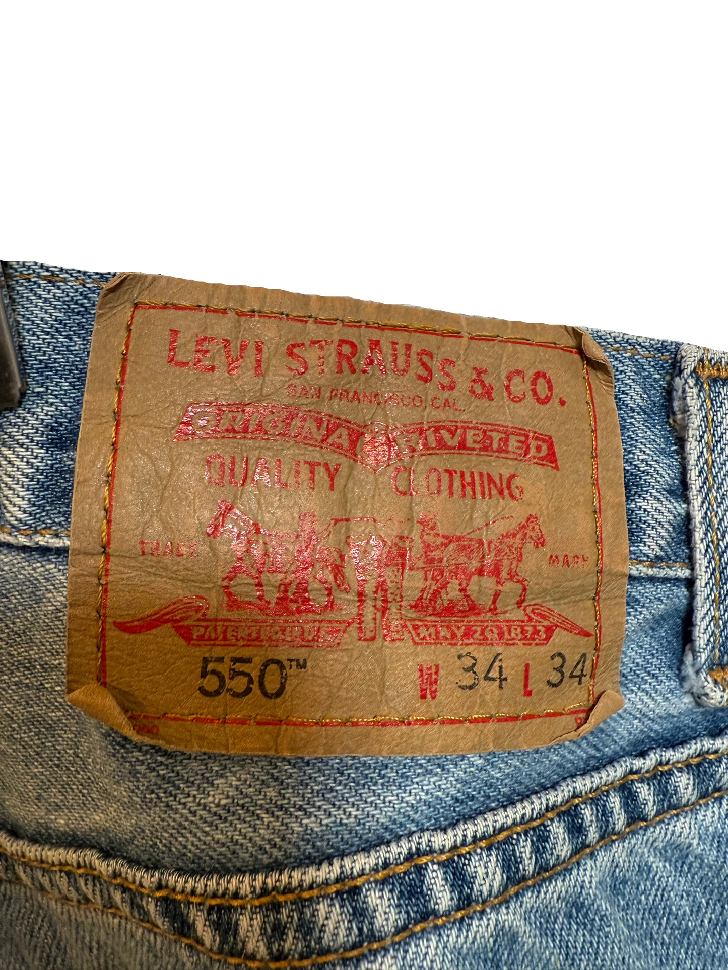 Levi 550 Blue Jeans (34x34)