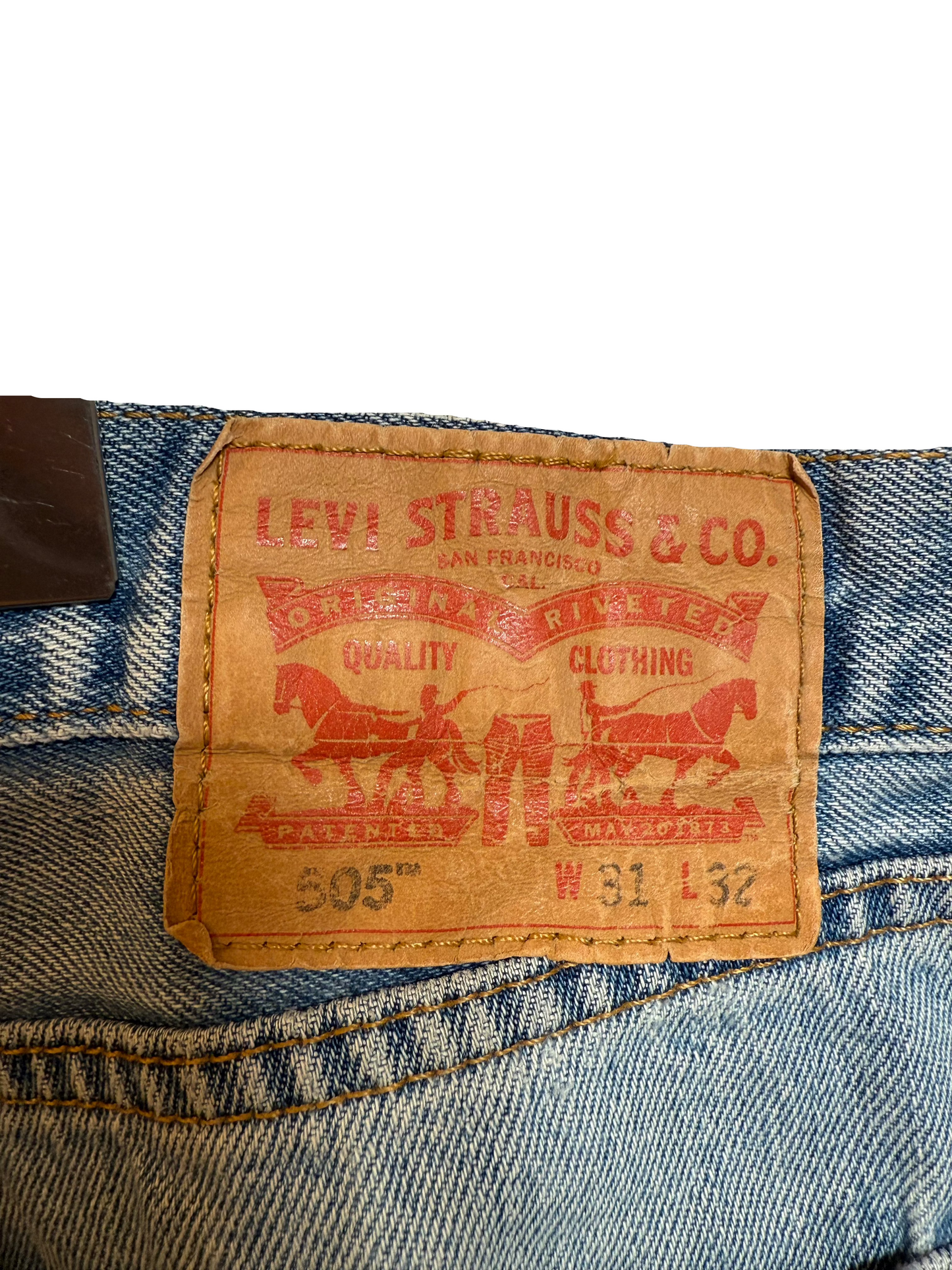 Levi 505 Blue Jeans (31x32)