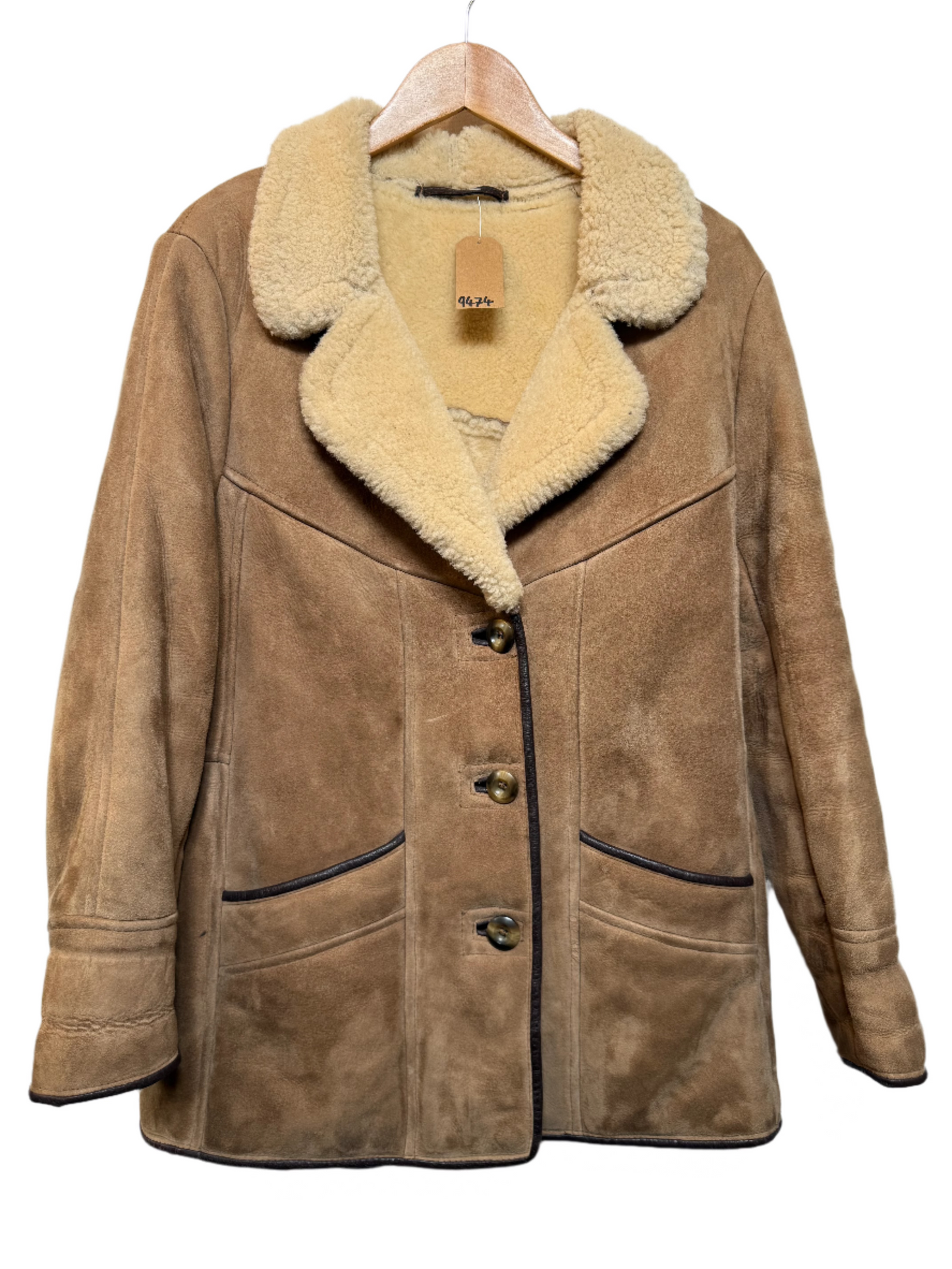 Women's Shearling Suede Jacket (Size XL)