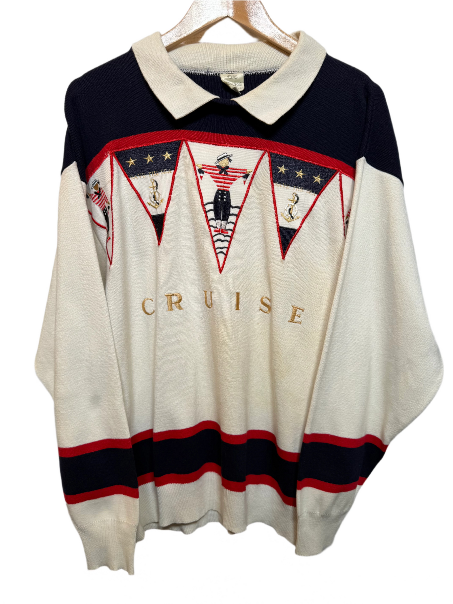 Cruise Mens White Sweatshirt (Size S)