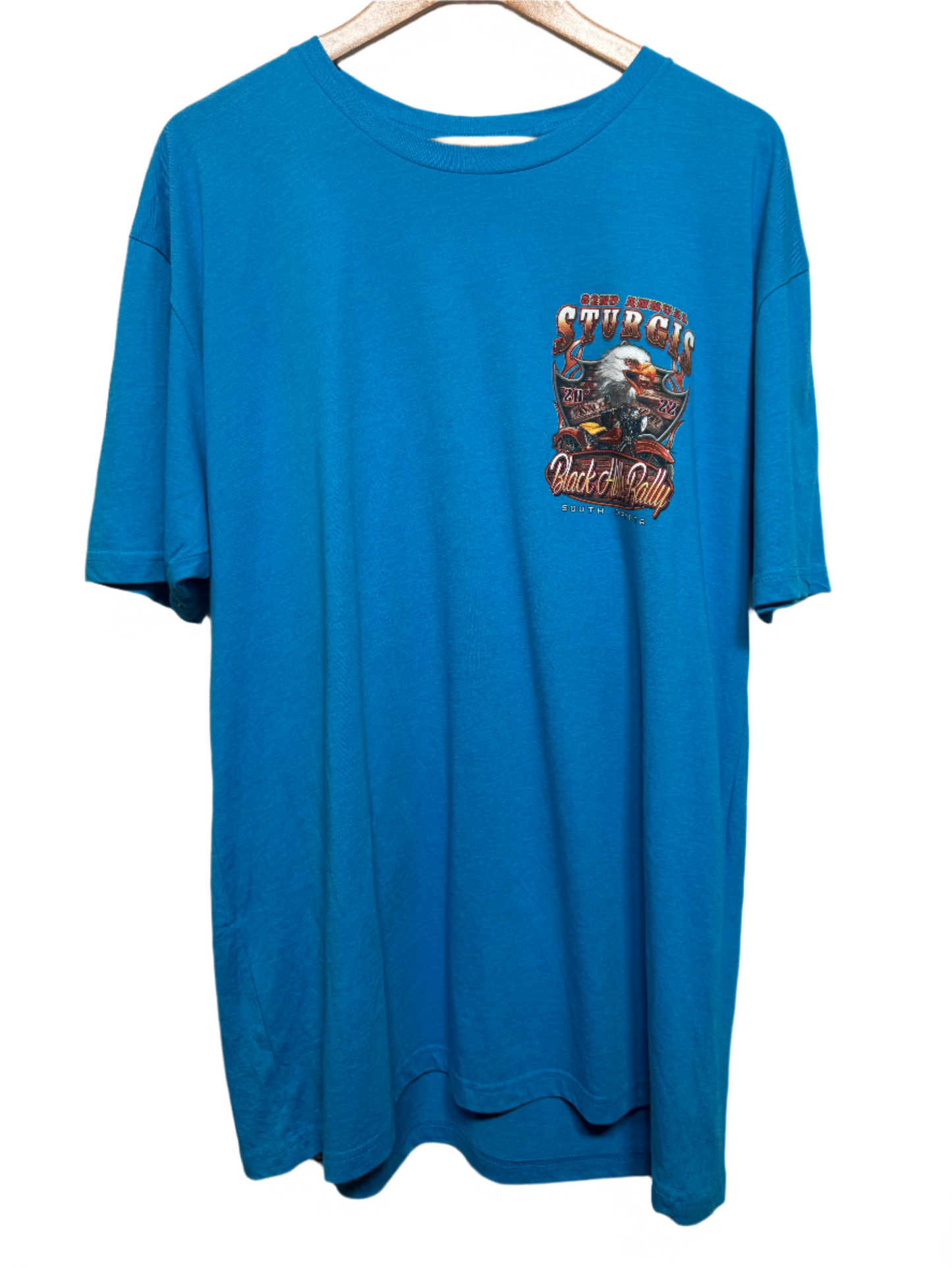 Sturgis Mens Blue T Shirt (Size XXL)