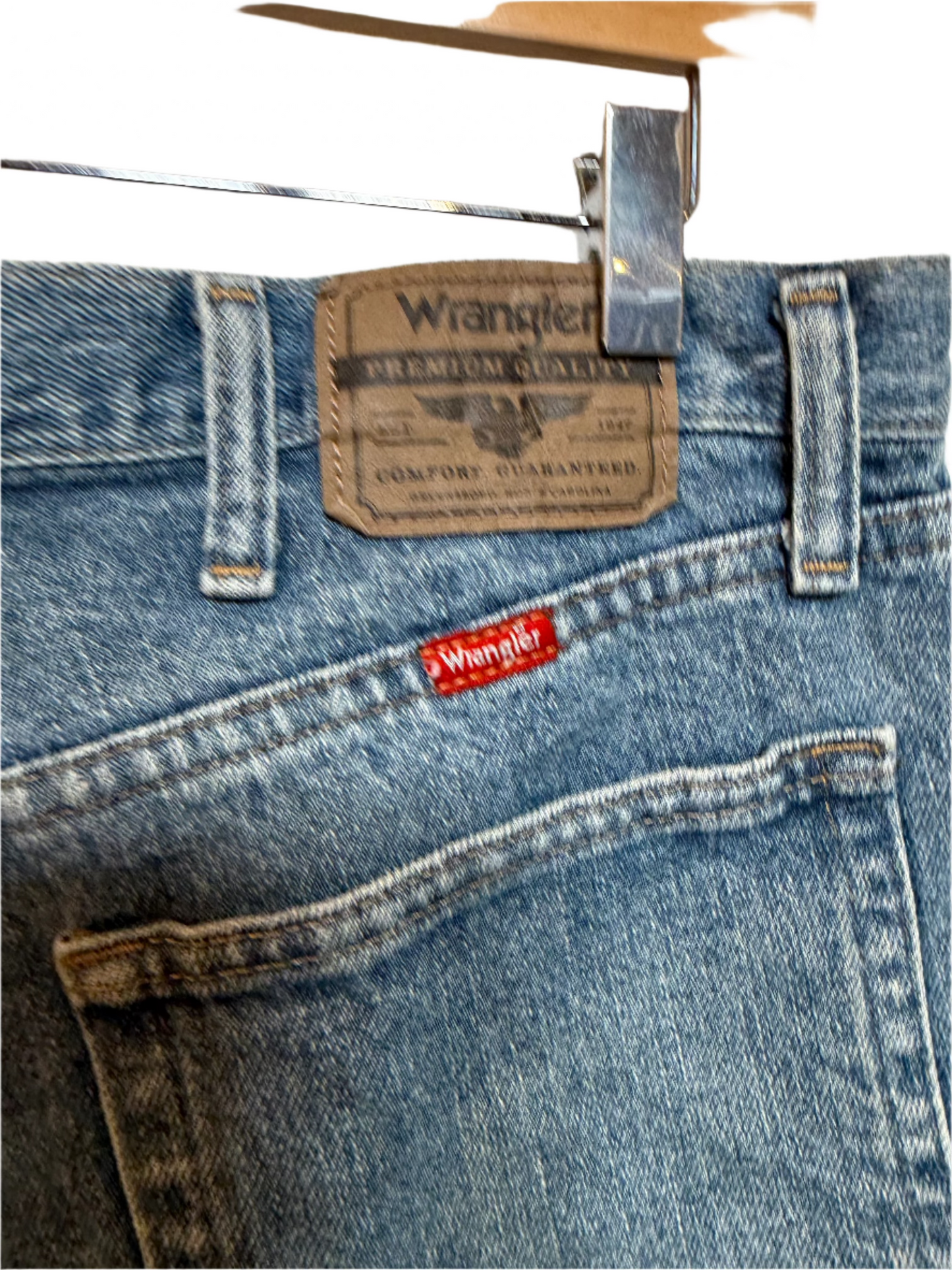 Wrangler Mens Blue Jorts (Size L)