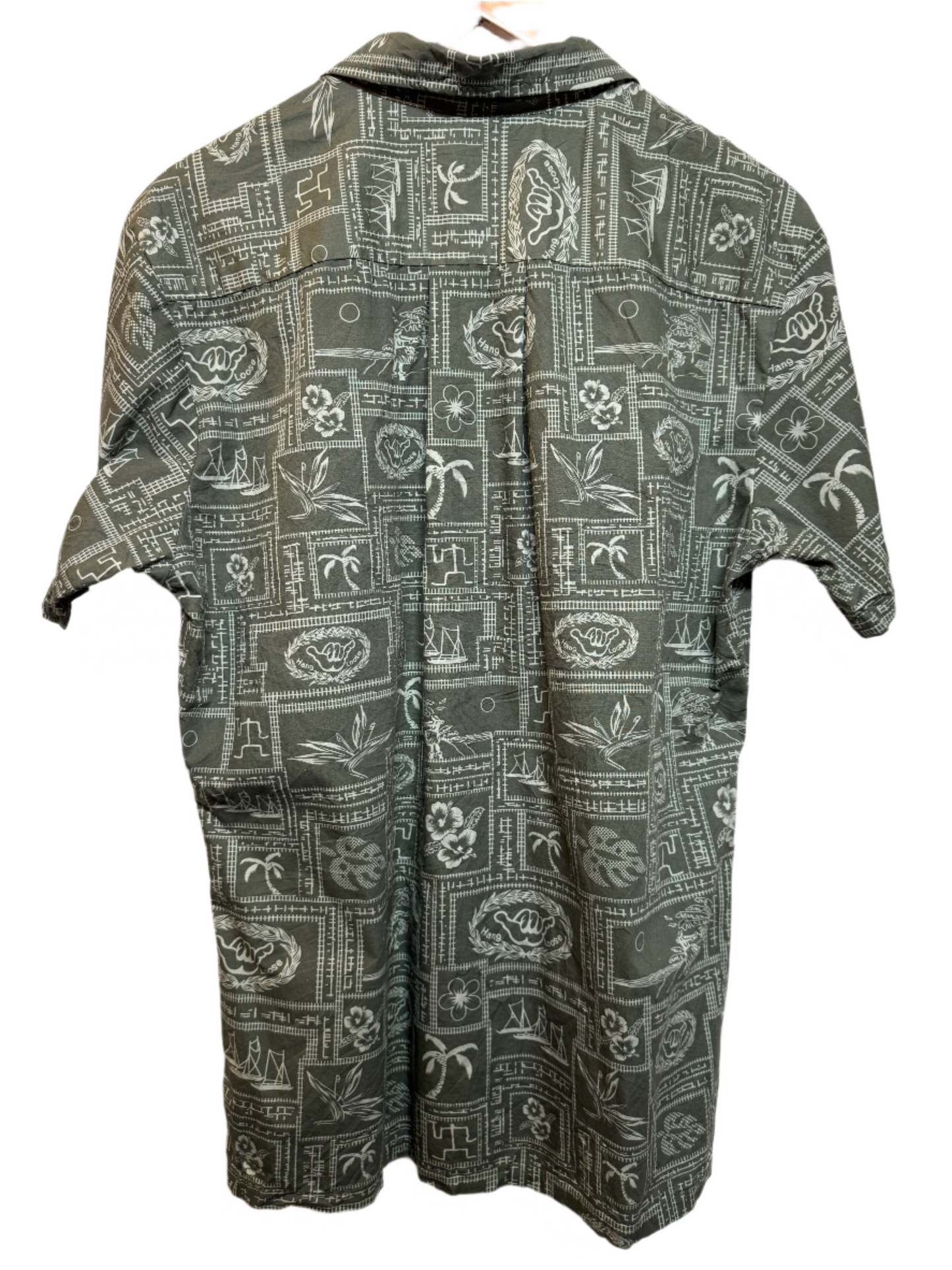 Palmwave Hawaii Mens Green Shirt (Size M)