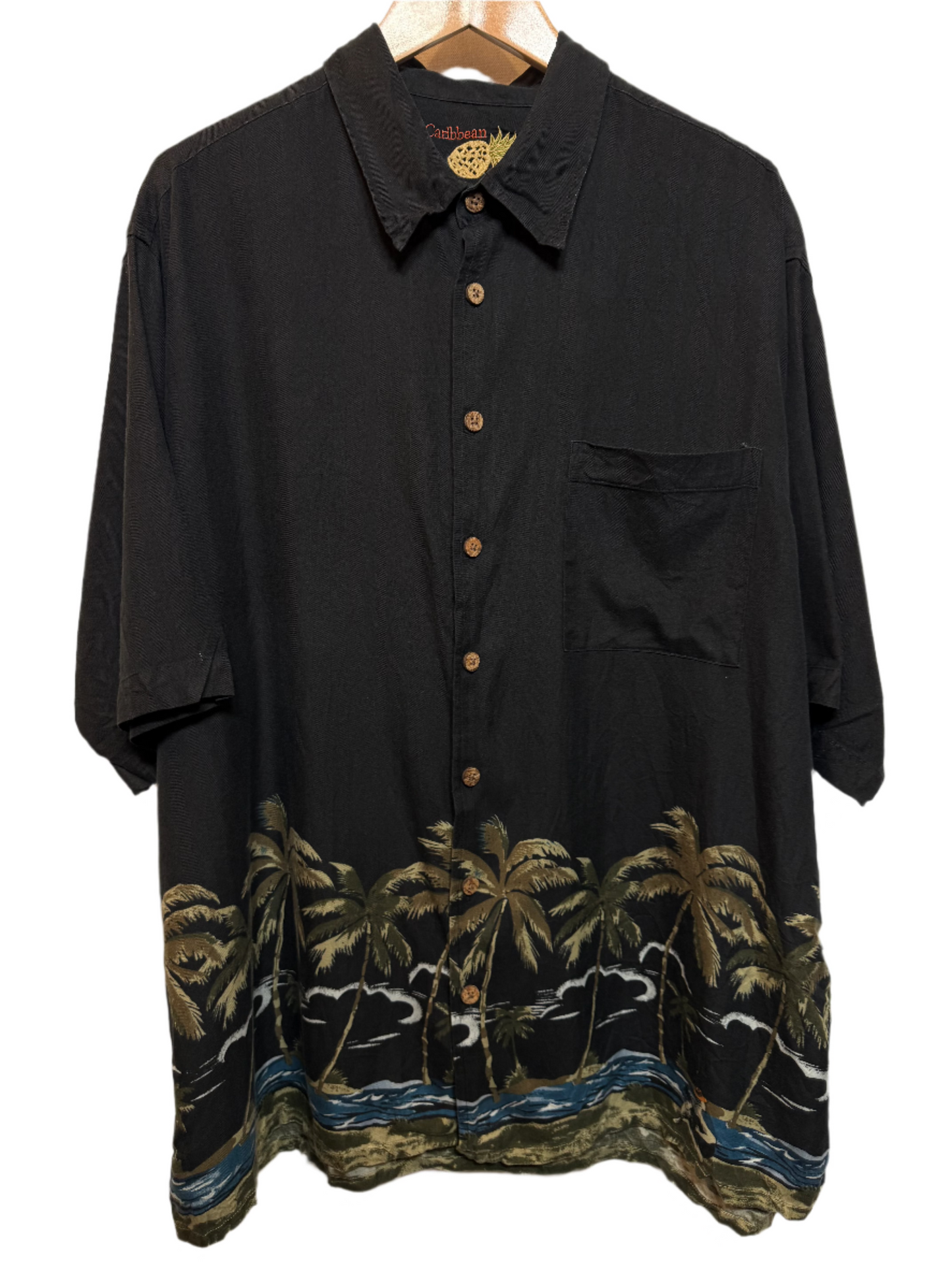 Caribbean Mens Black Shirt (Size XL)