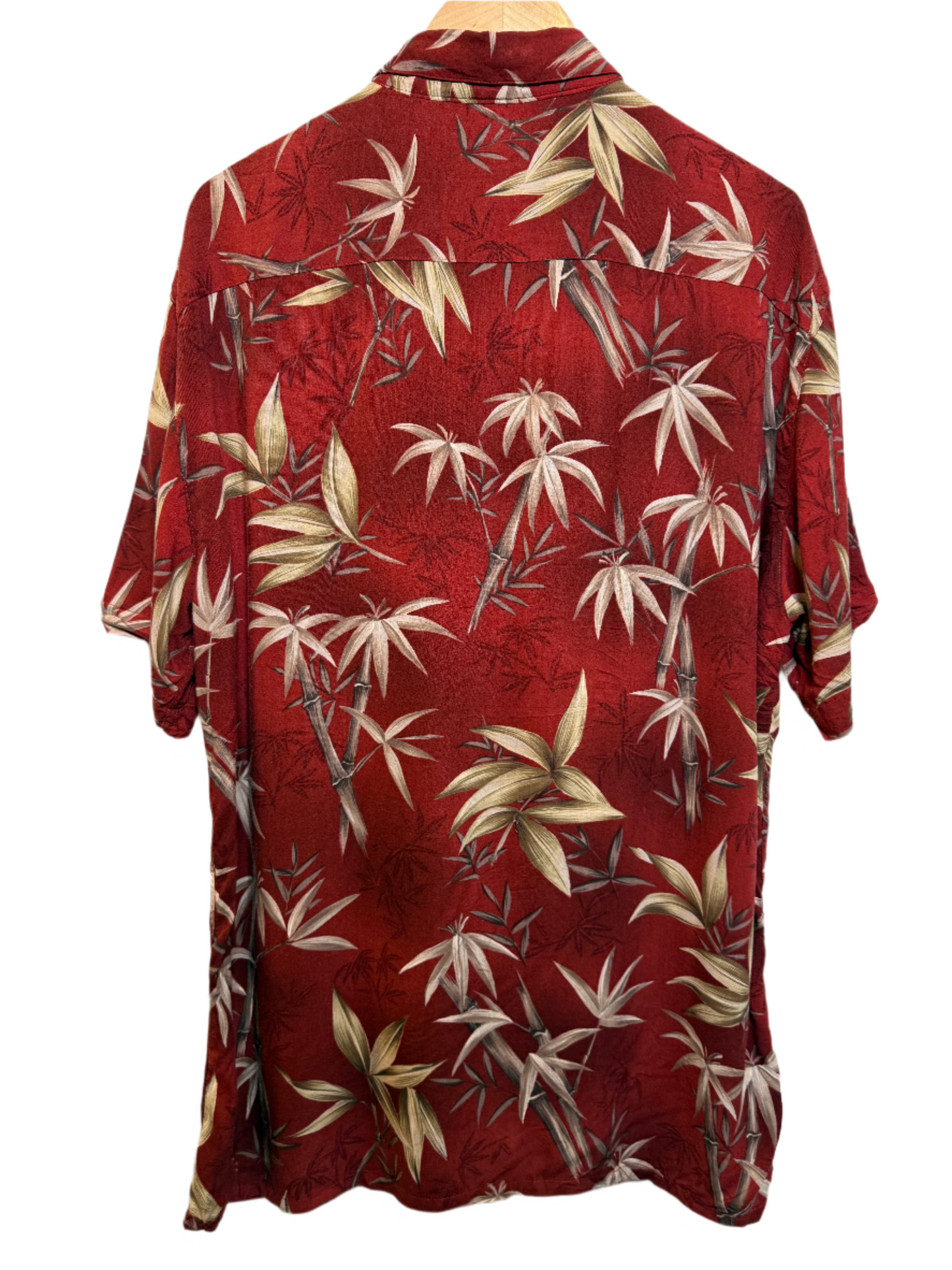 John Ashford Mens Red Hawaiin Shirt (Size XL)