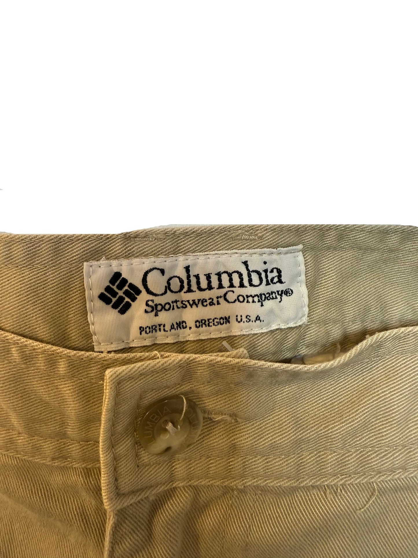 Columbia Mens Tan Cargo Shorts (Size XL)