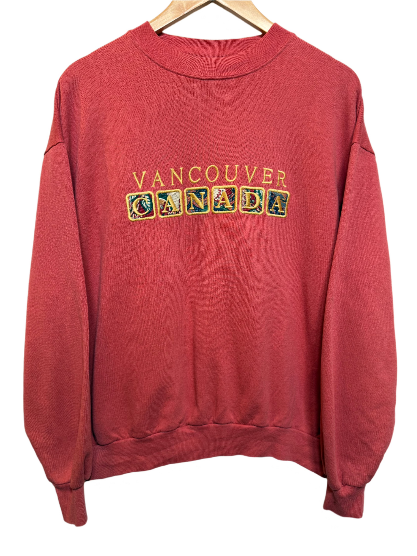 Vancouver Mens Orange Sweatshirt (Size M)