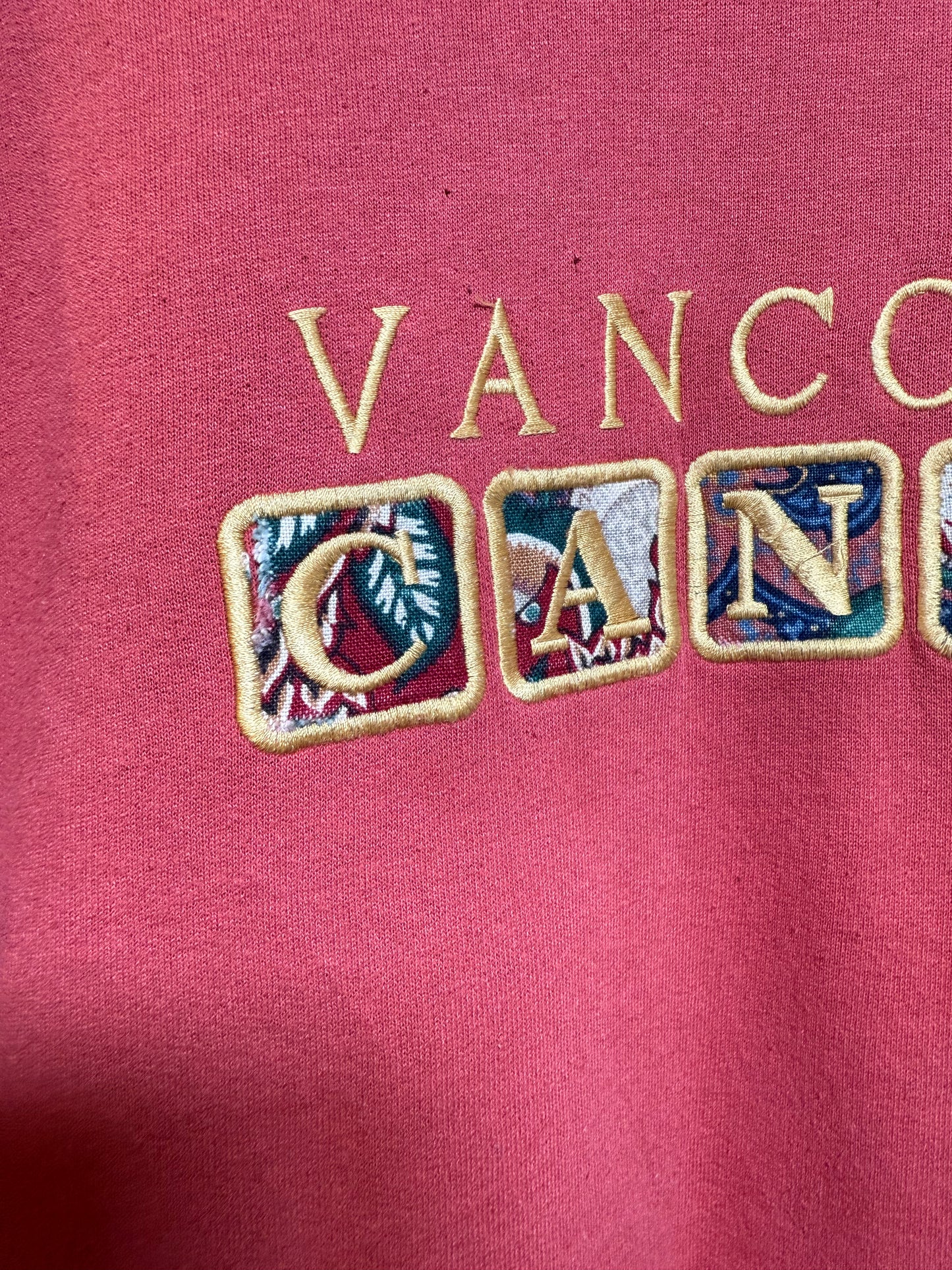 Vancouver Mens Orange Sweatshirt (Size M)