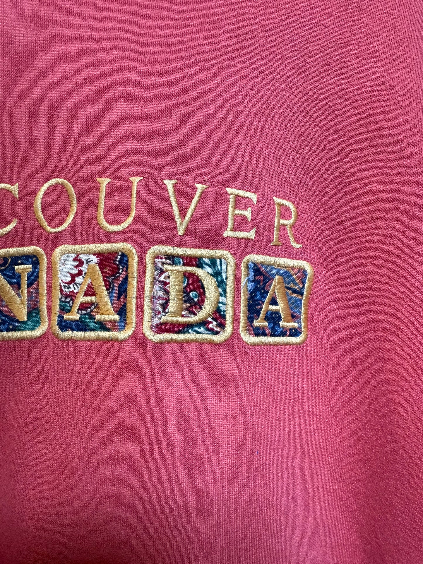 Vancouver Mens Orange Sweatshirt (Size M)