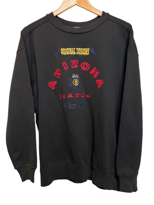 Arizona Mens Black Sweatshirt (Size S)