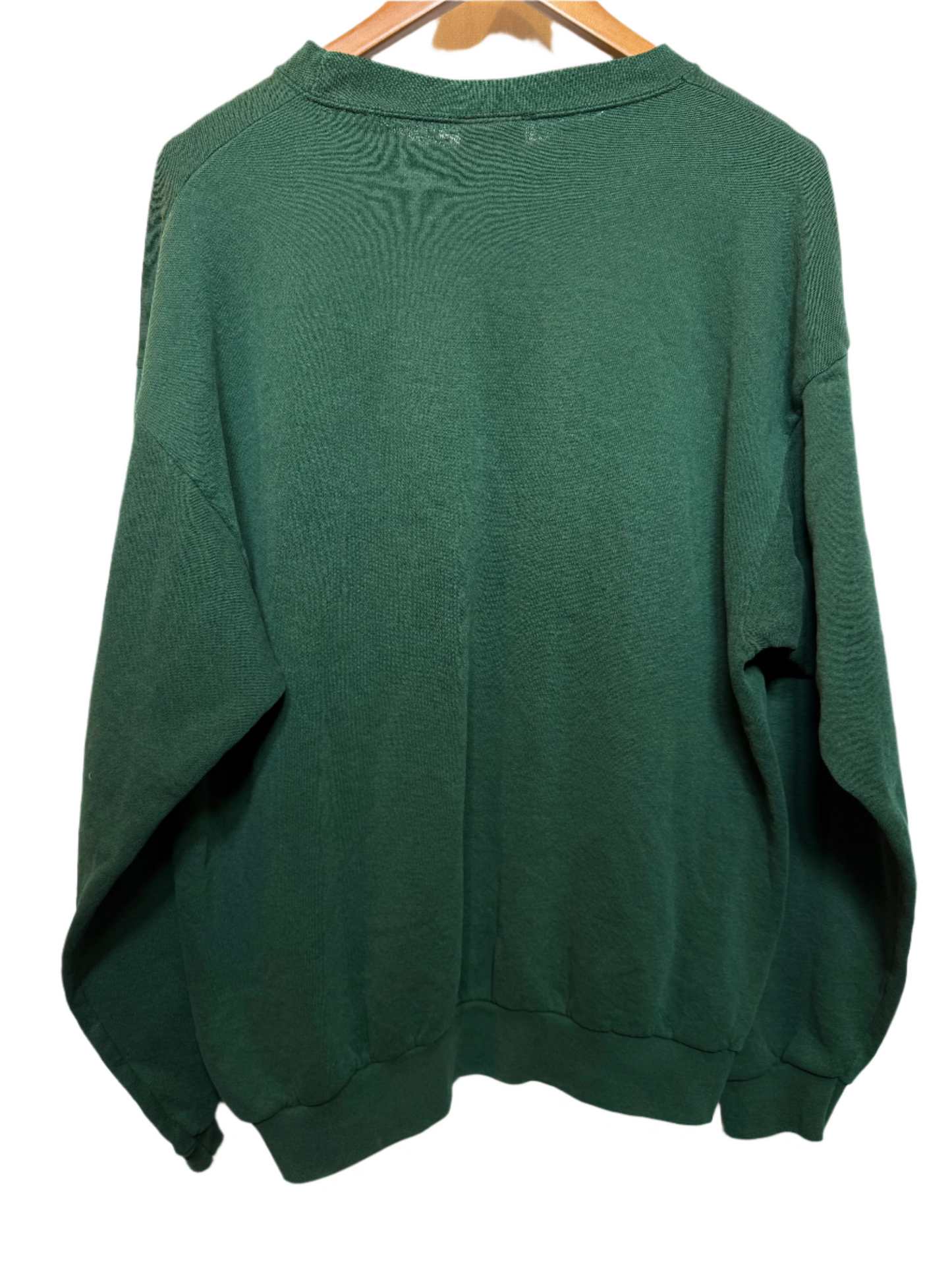 Fly Fishing Mens Green Sweatshirt (Size XL)
