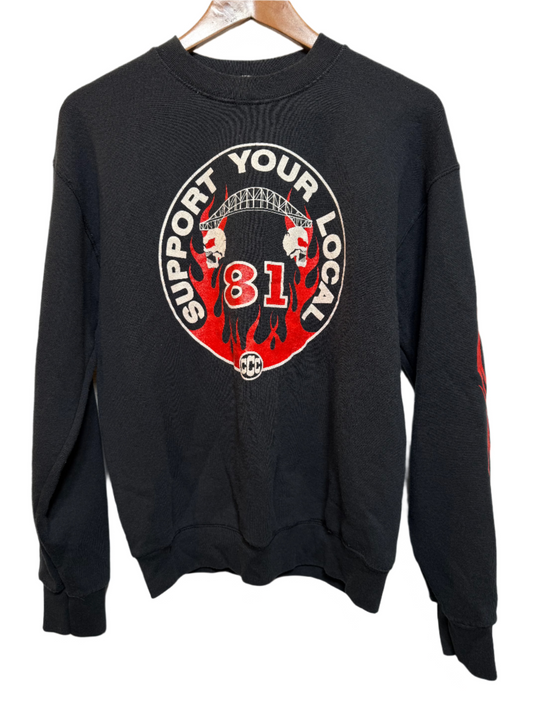 Cape Cod Crew Mens Black Sweatshirt (Size M)