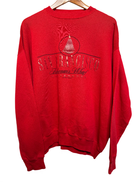 San Francisco Mens Red Sweatshirt (Size XL)