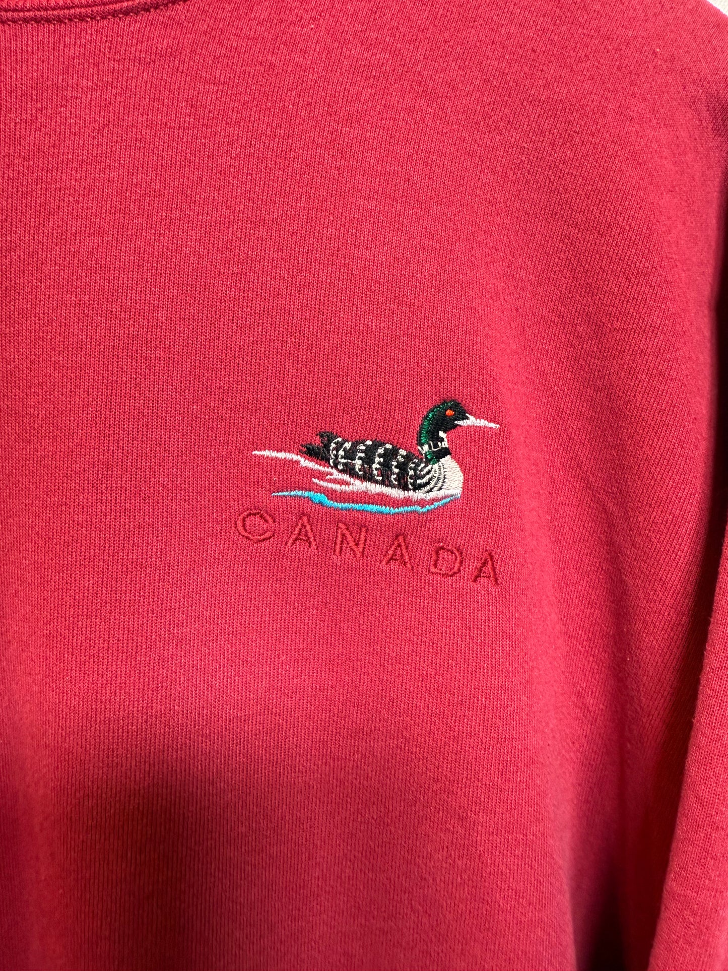 Canada Mens Red Sweatshirt (Size L)