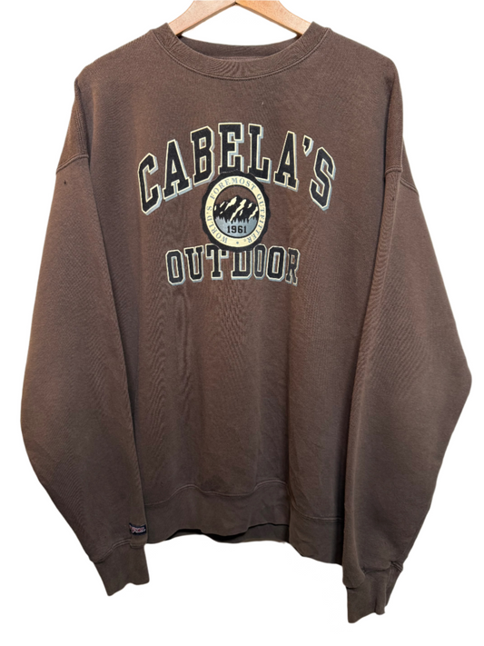 Cabela's Outdoor Mens Green Sweatshirt (Size XL)