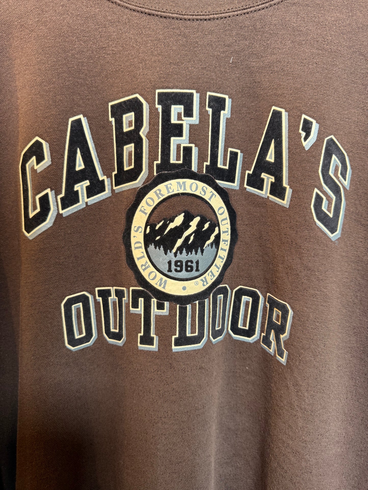 Cabela's Outdoor Mens Green Sweatshirt (Size XL)