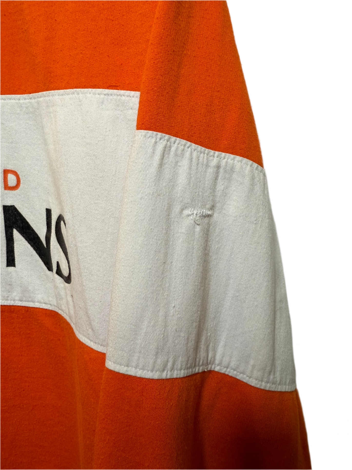 Cleveland Browns Mens Orange Rugby Polo (Size L)