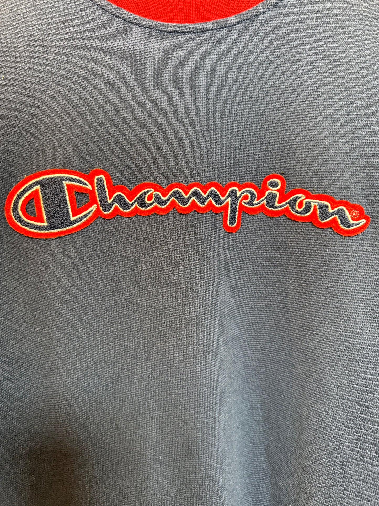 Champion Mens Navy Sweatshirt (Size S)