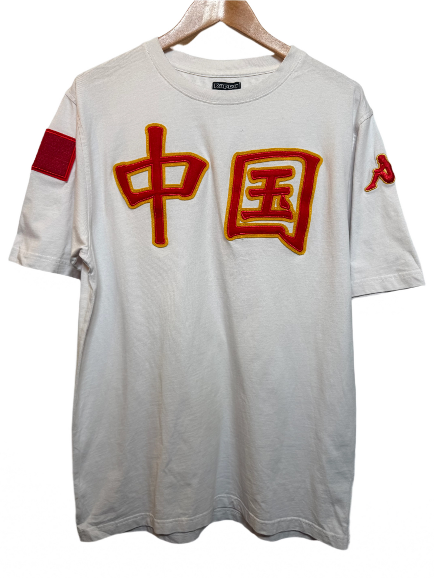 Kappa Mens White T Shirt (Size L)