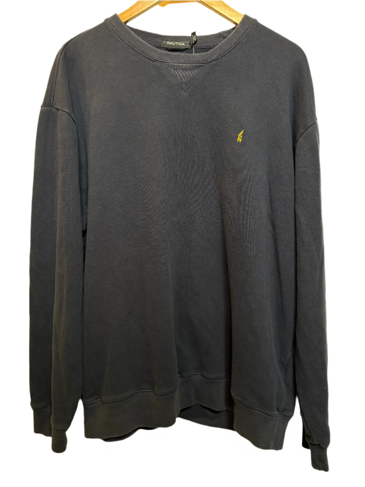 Nautica Mens Navy Sweatshirt (Size XL)