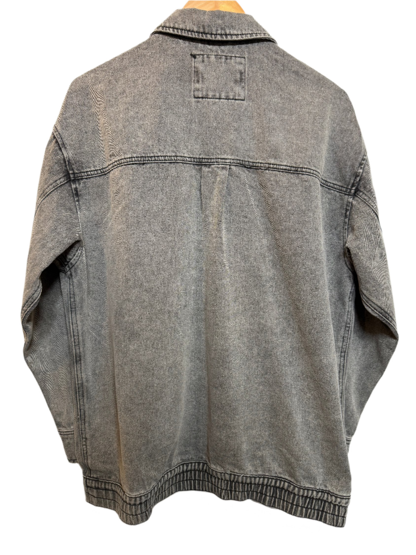Stoosh Mens Grey Denim Jacket (Size M)