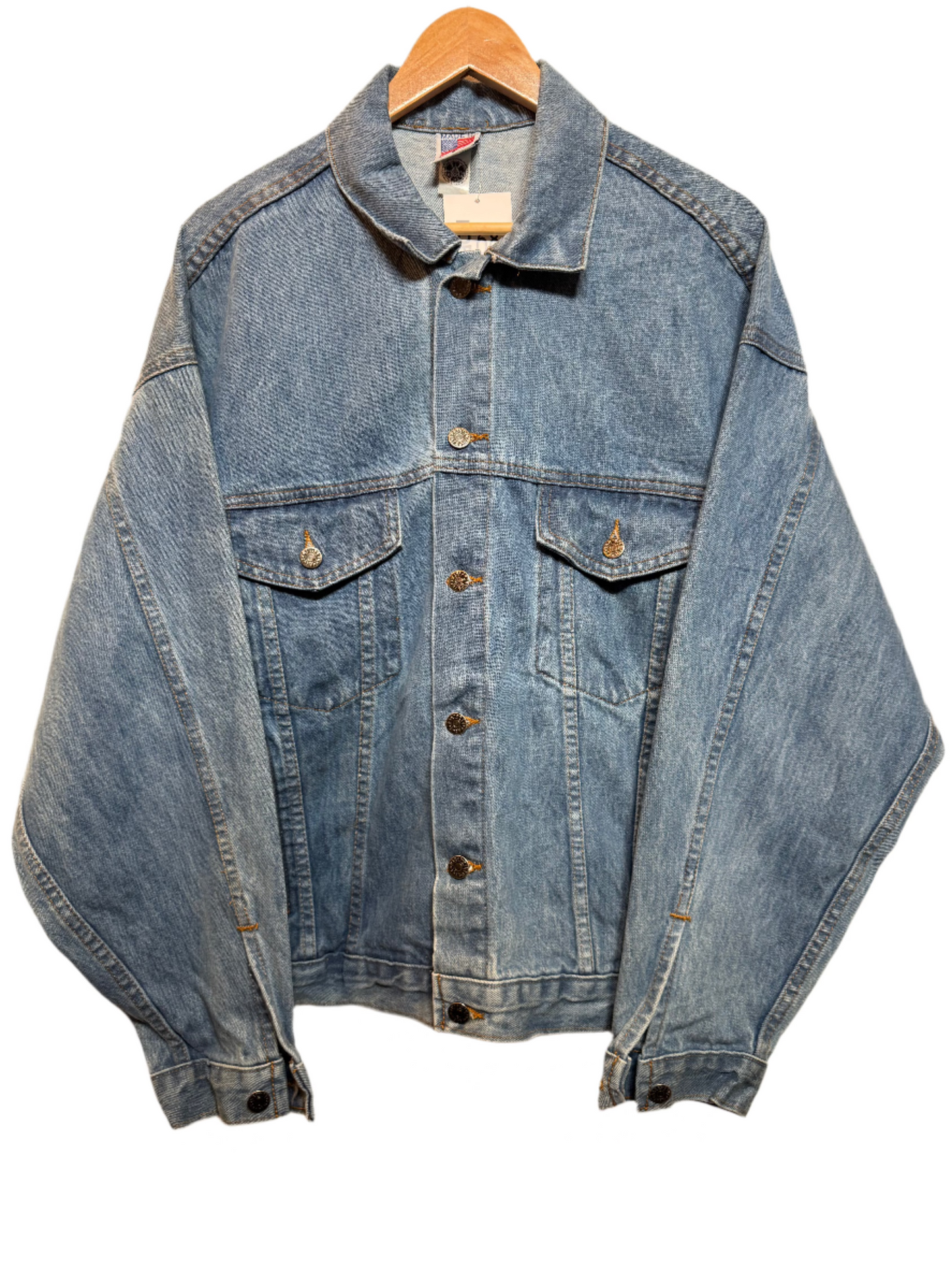 Alaska Mens Blue Denim Jacket (Size L)