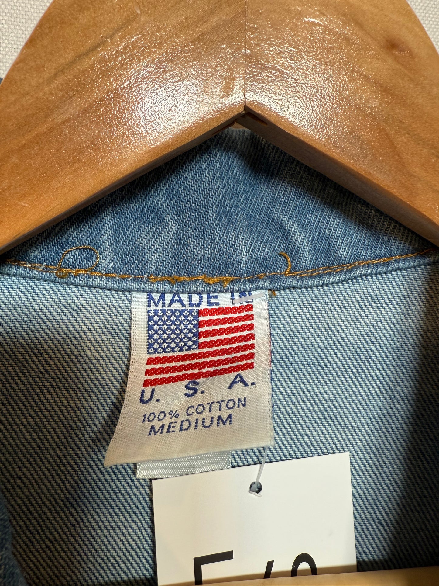 Alaska Mens Blue Denim Jacket (Size L)