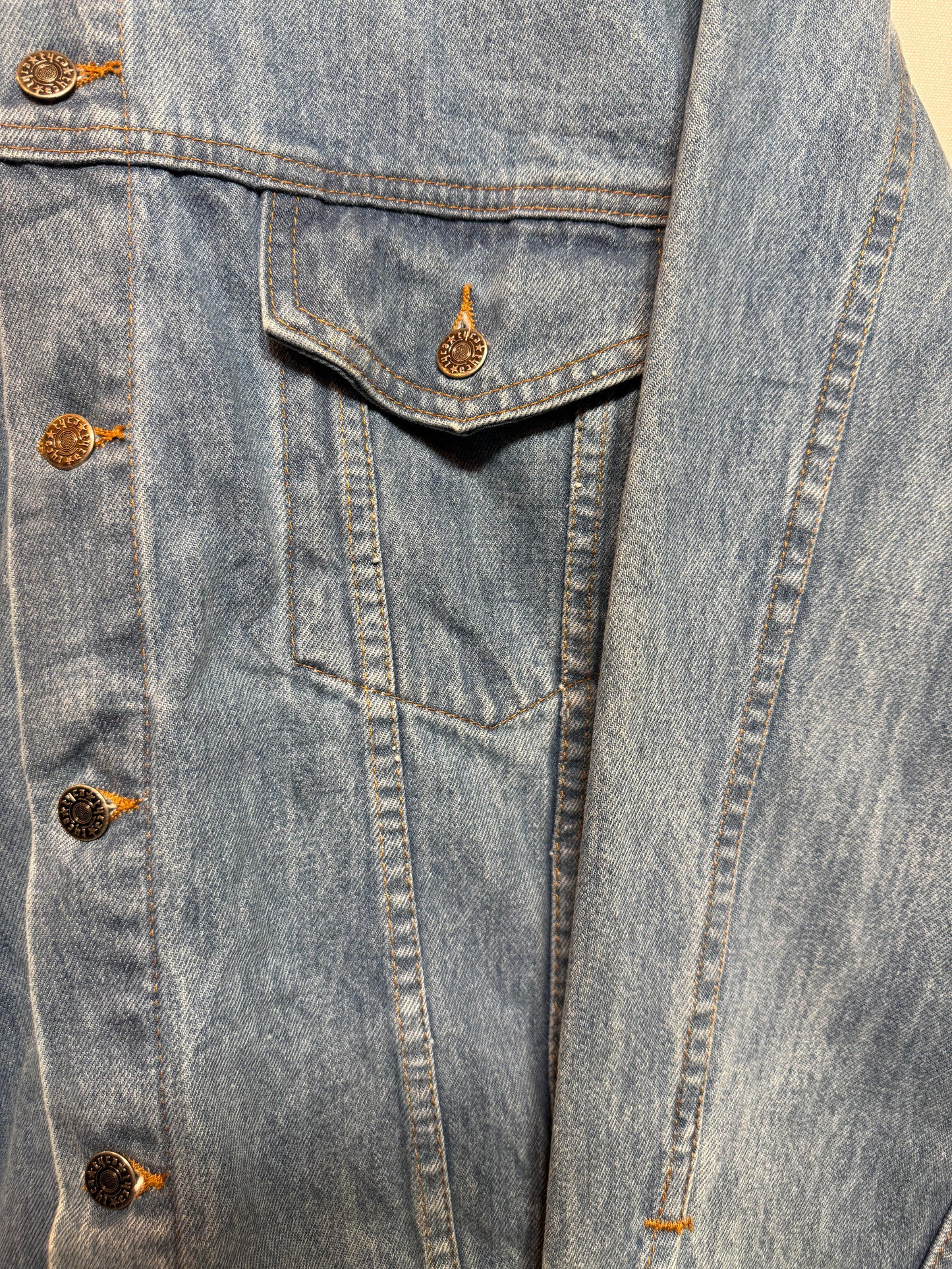 Alaska Mens Blue Denim Jacket (Size L)