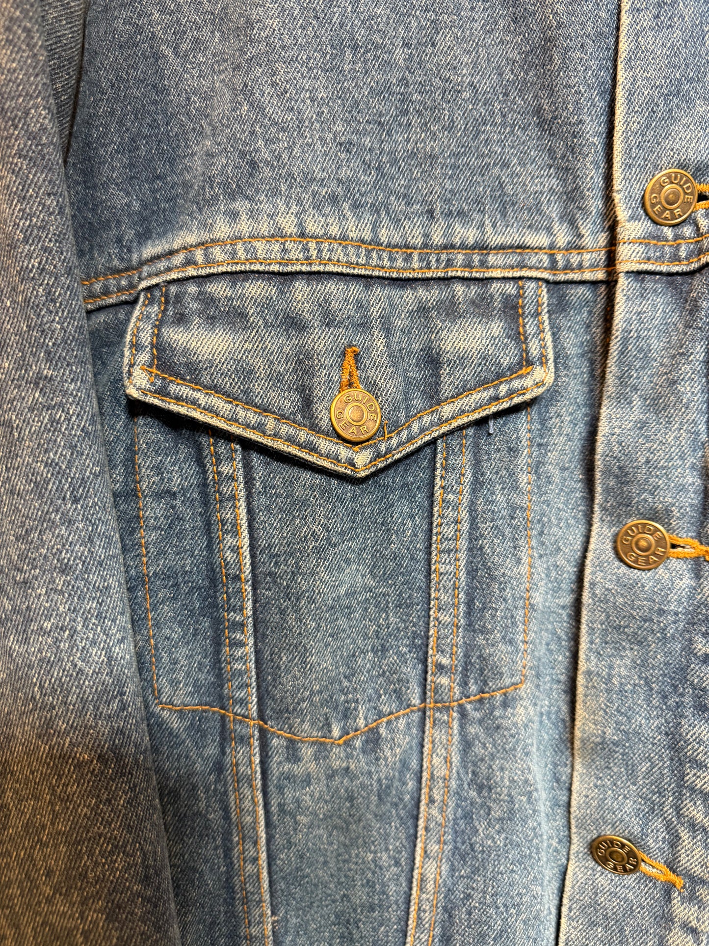 Guide Gear Mens Blue Denim Jacket (Size XL)