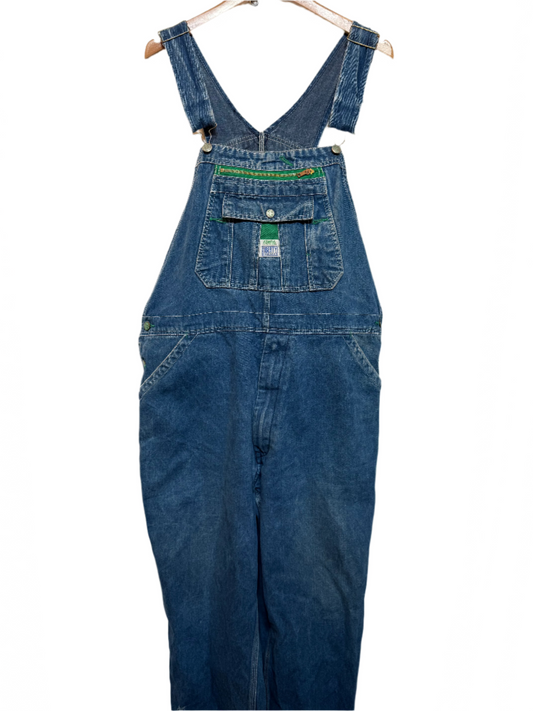 Liberty Overalls Blue Denim Dungarees (Size L)