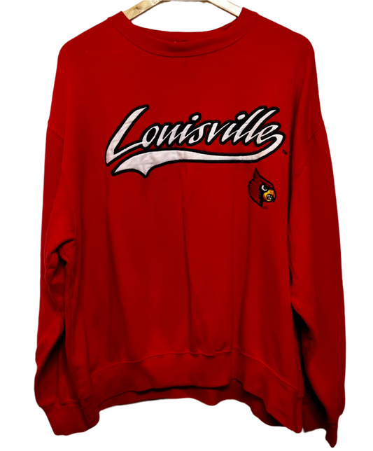 Starter Louisville Cardinals Sweatshirt (Size XL)