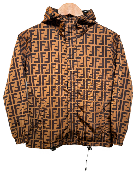 Fendi Women's Monogram Brown Windbreaker (Size XS)