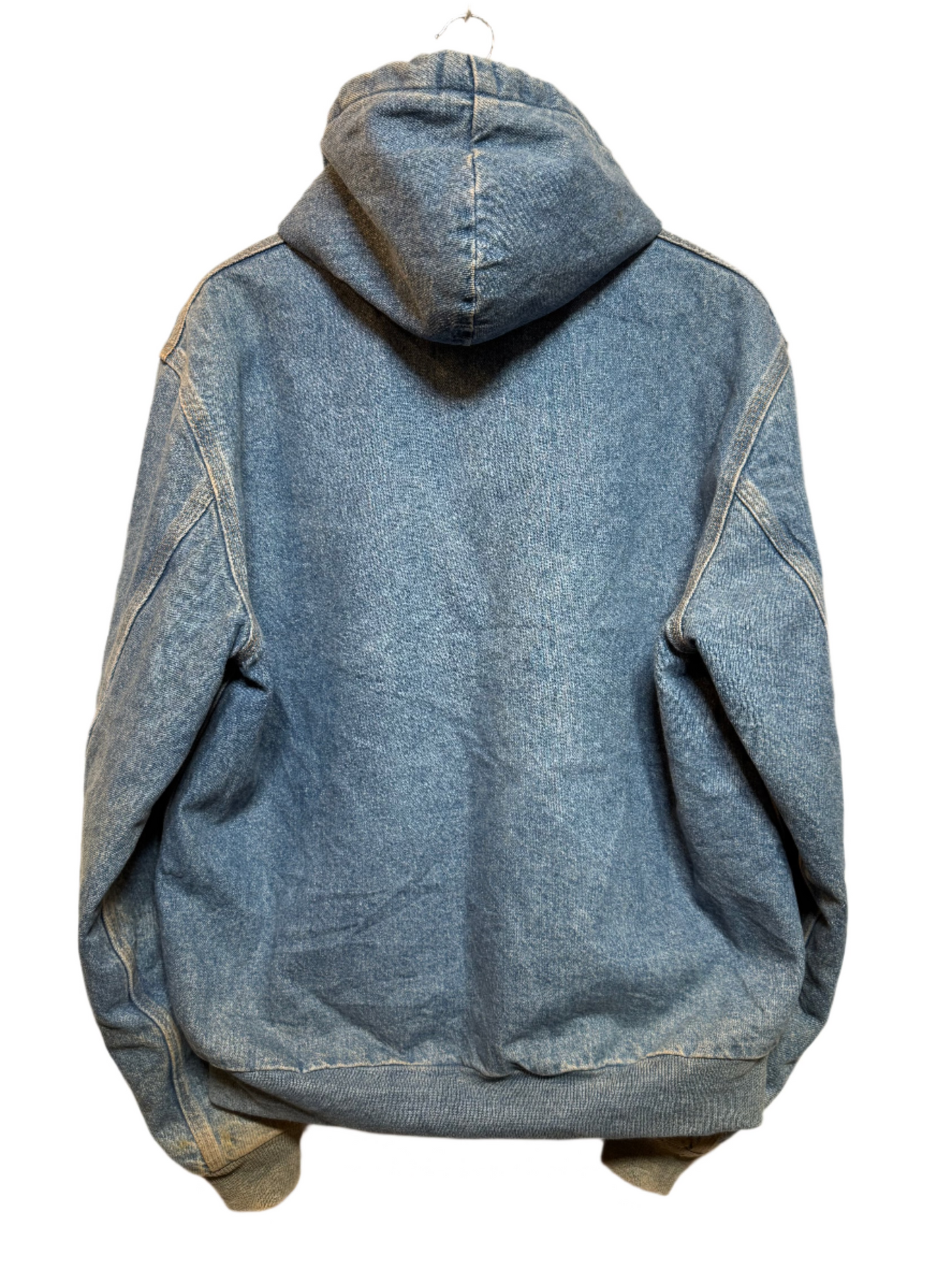 Carhartt Mens Blue Denim Hoodie (Size M)