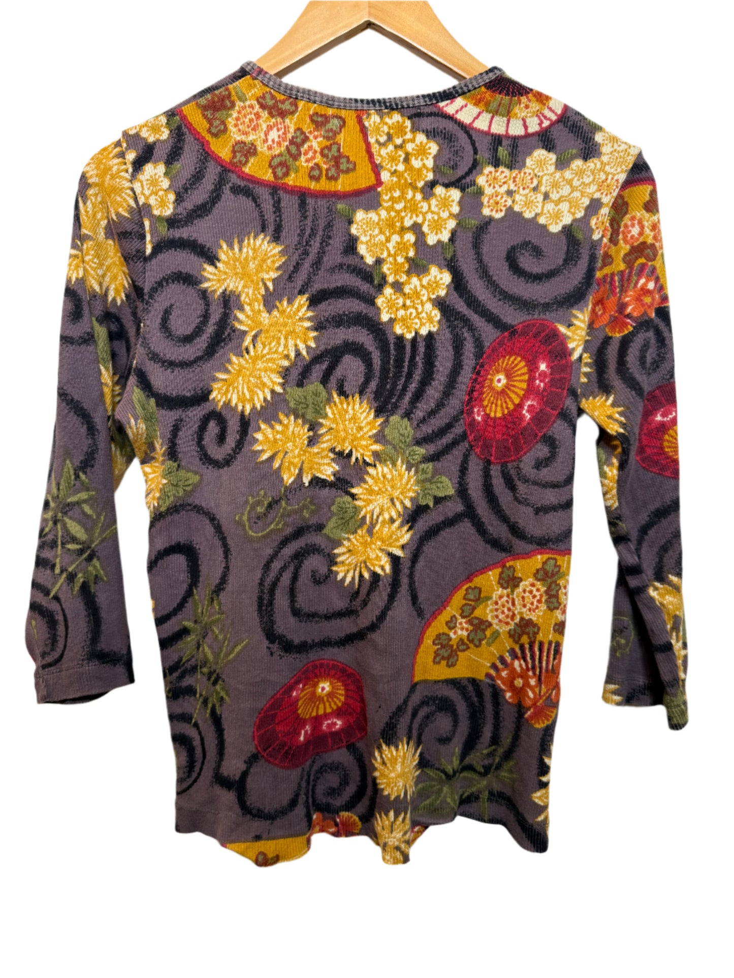 Victoria Jones Women's Floral Top (Size L)