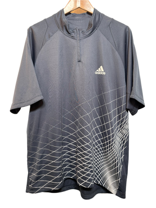 Adidas Mens Blue Runner T Shirt (Size XL)