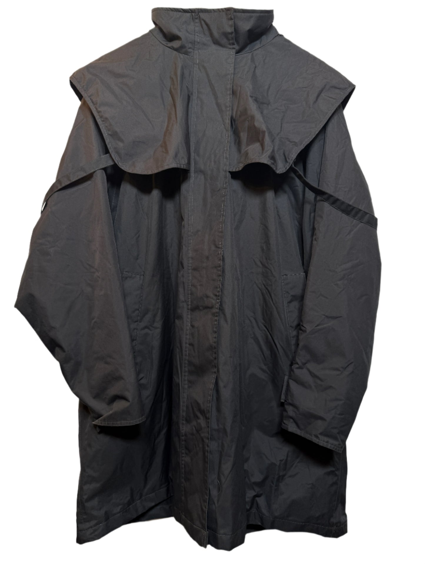 Tayberry Mens Black Trenchcoat (Size XXL)