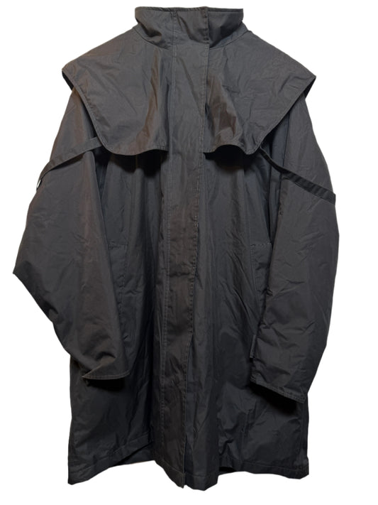 Tayberry Mens Black Trenchcoat (Size XXL)
