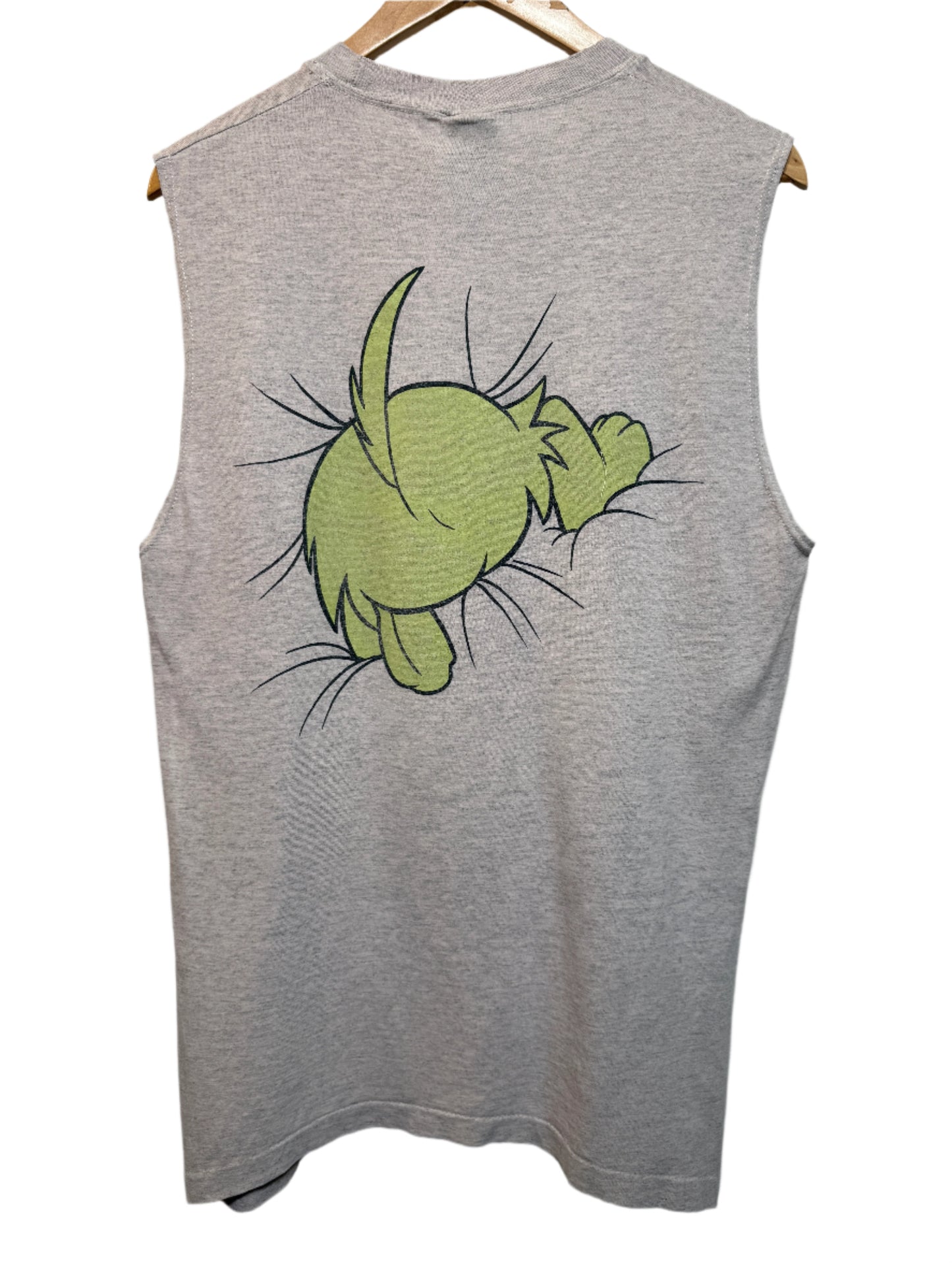 Hanna Barbera Muttley Dog Mens Grey Sleeveless Shirt (Size M)