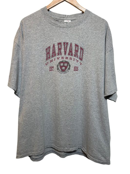 Harvard Mens Grey T Shirt (Size XL)