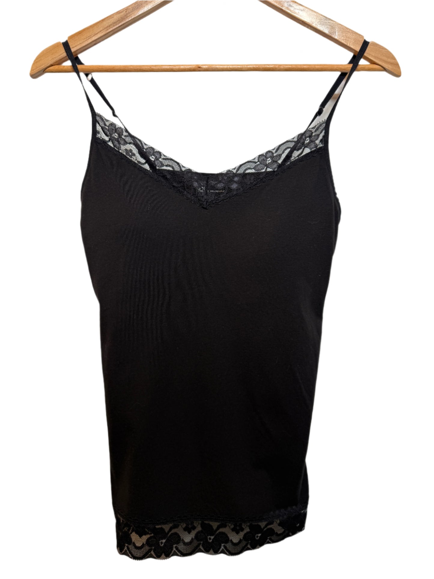 No Boundaries Women's Black Lace Top (Size L)