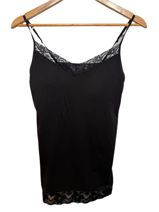 No Boundaries Women's Black Lace Top (Size L)