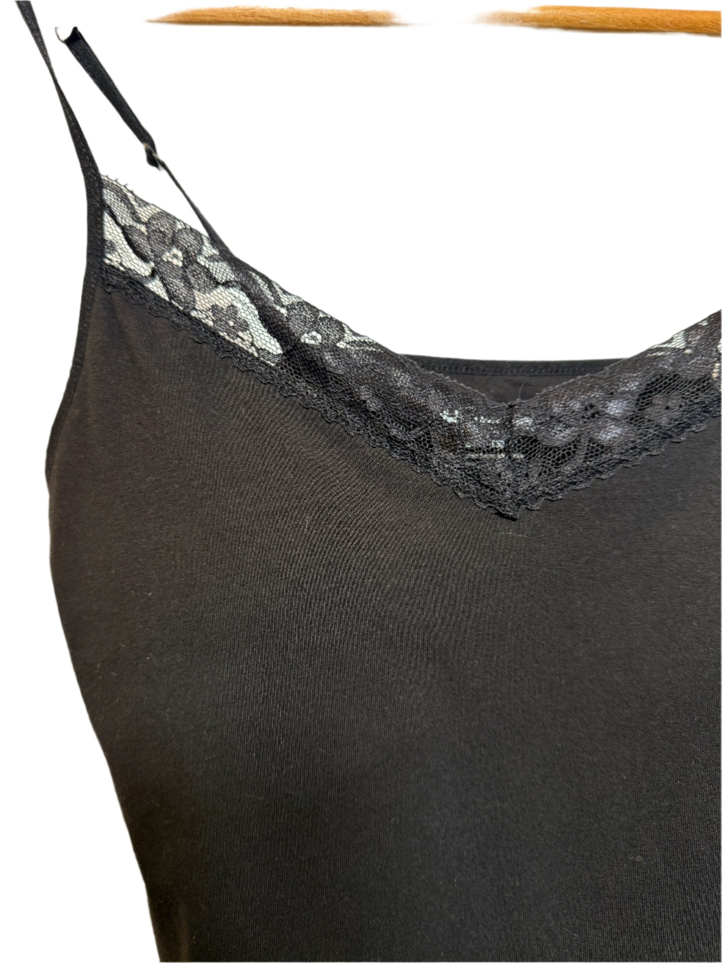 No Boundaries Women's Black Lace Top (Size L)