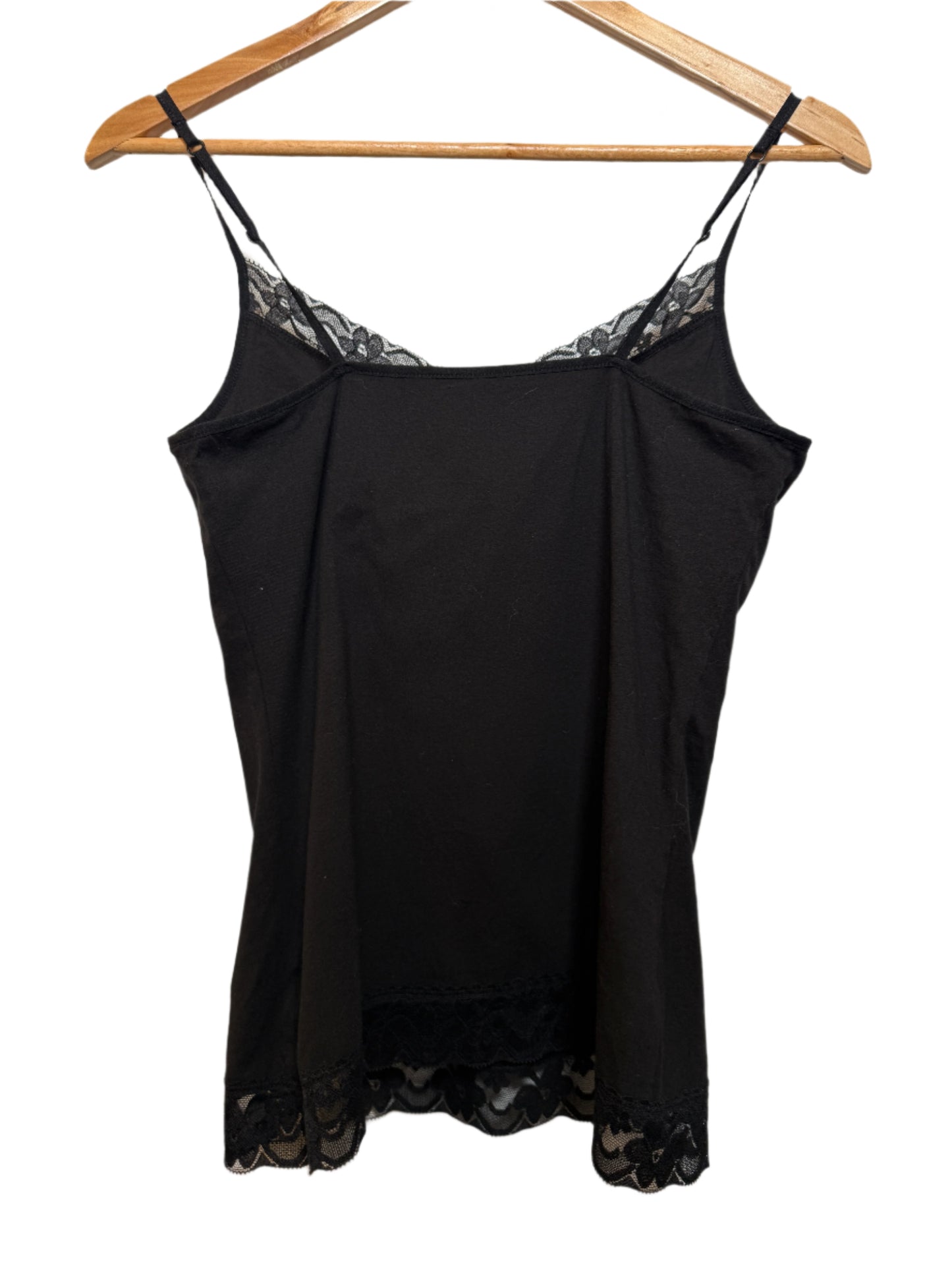 No Boundaries Women's Black Lace Top (Size L)