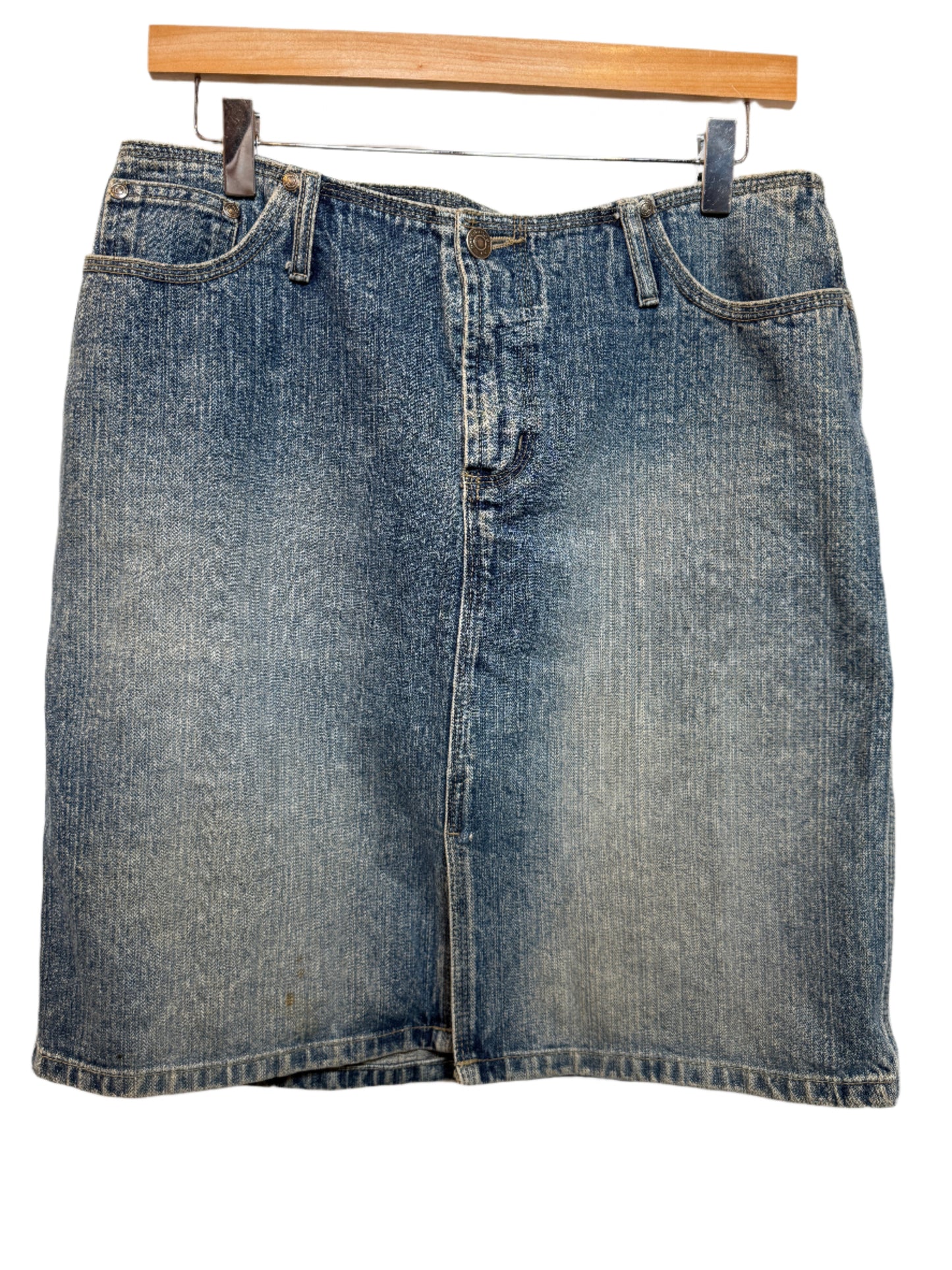 No Boundaries Blue Denim Skirt (Size XL)